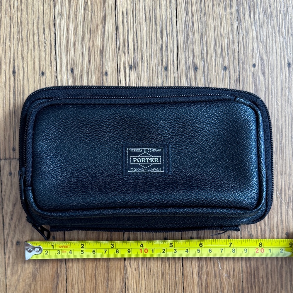 Porter Yoshida and Co. x 1101 - zippered wallet (black)